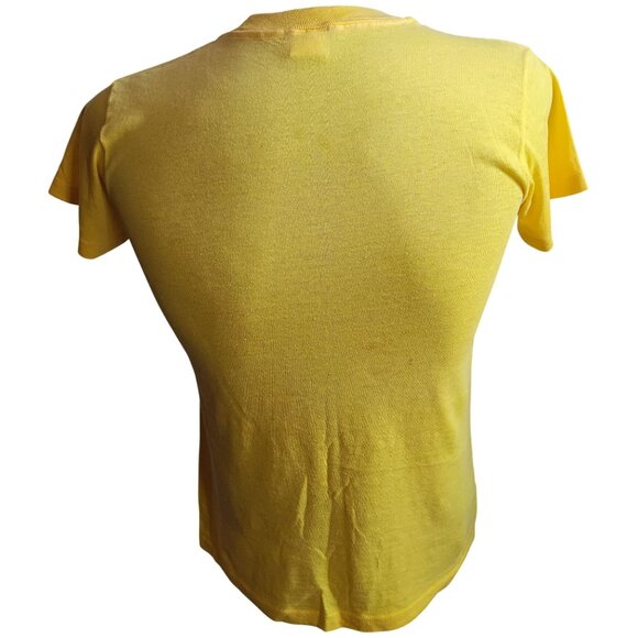 Small Single Stitch T-shirt Great America Roller Coaster Club 1980's Puff Print - Picture 7 of 7